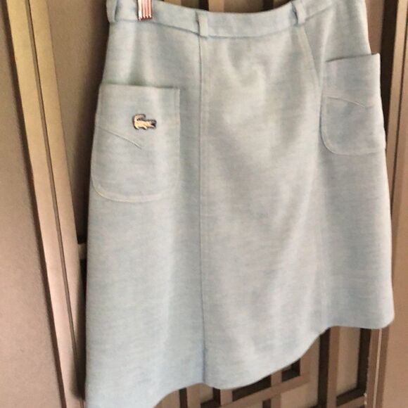 AS IS Vintage Heather light blue lined skirt - Picture 5 of 10